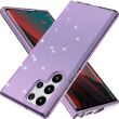 Защитный чехол UniCase Glitter Series для Samsung Galaxy S22 Ultra - Transparent Purple (289941V)
