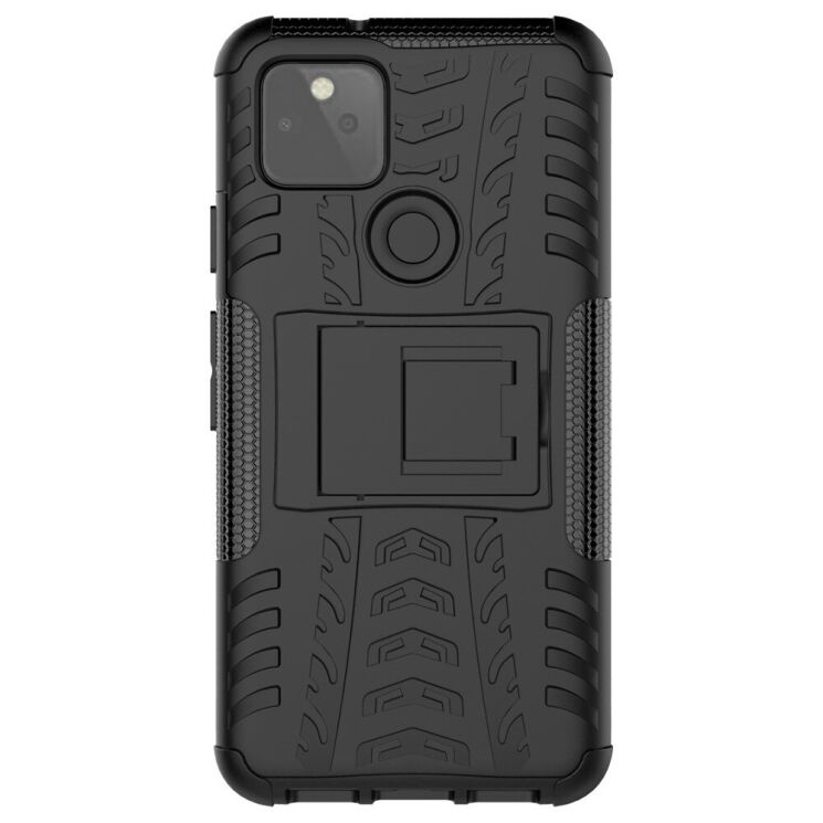 Защитный чехол UniCase Hybrid X для Google Pixel 5 - All Black: фото 4 из 19