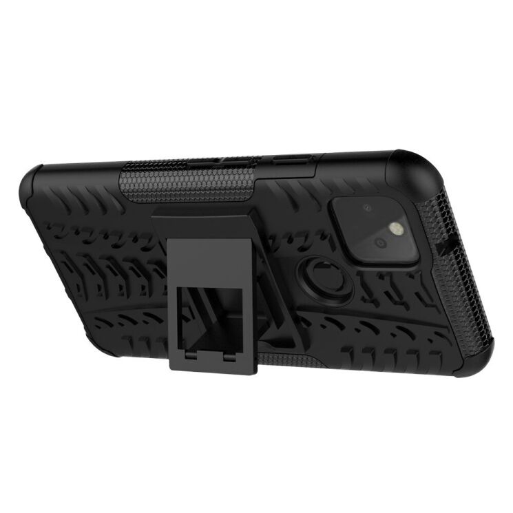 Защитный чехол UniCase Hybrid X для Google Pixel 5 - All Black: фото 7 из 19
