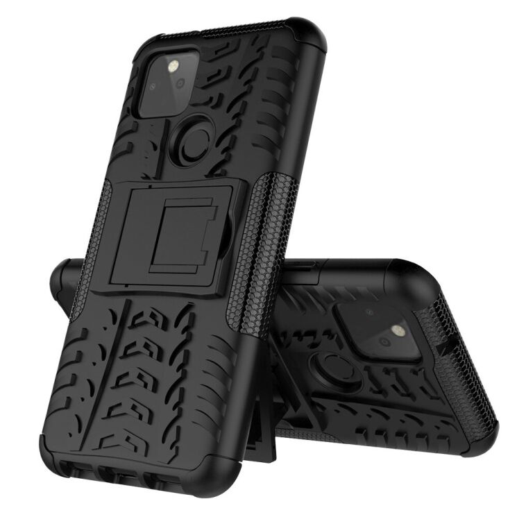 Защитный чехол UniCase Hybrid X для Google Pixel 5 - All Black: фото 2 из 19