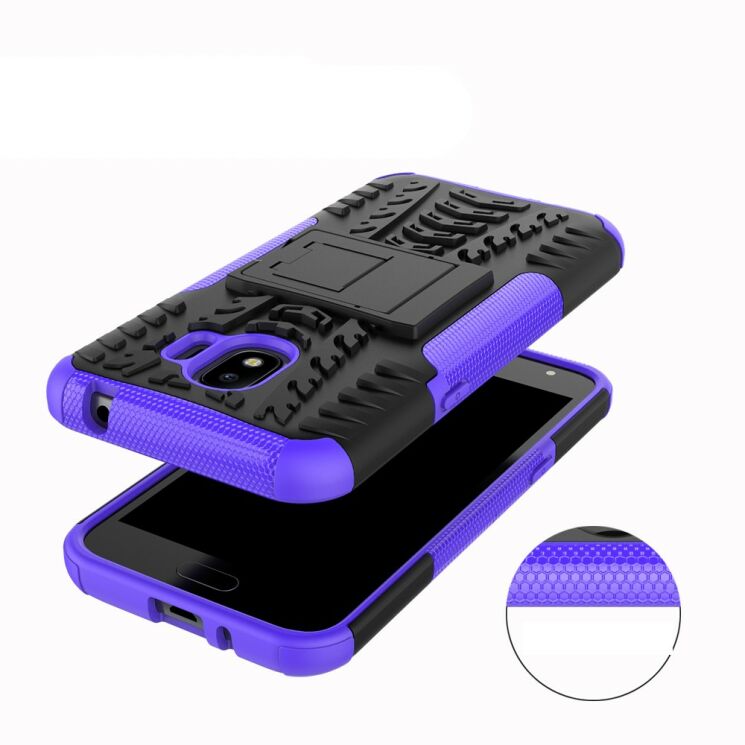 Защитный чехол UniCase Hybrid X для Samsung Galaxy J2 2018 (J250) - Purple: фото 4 из 4