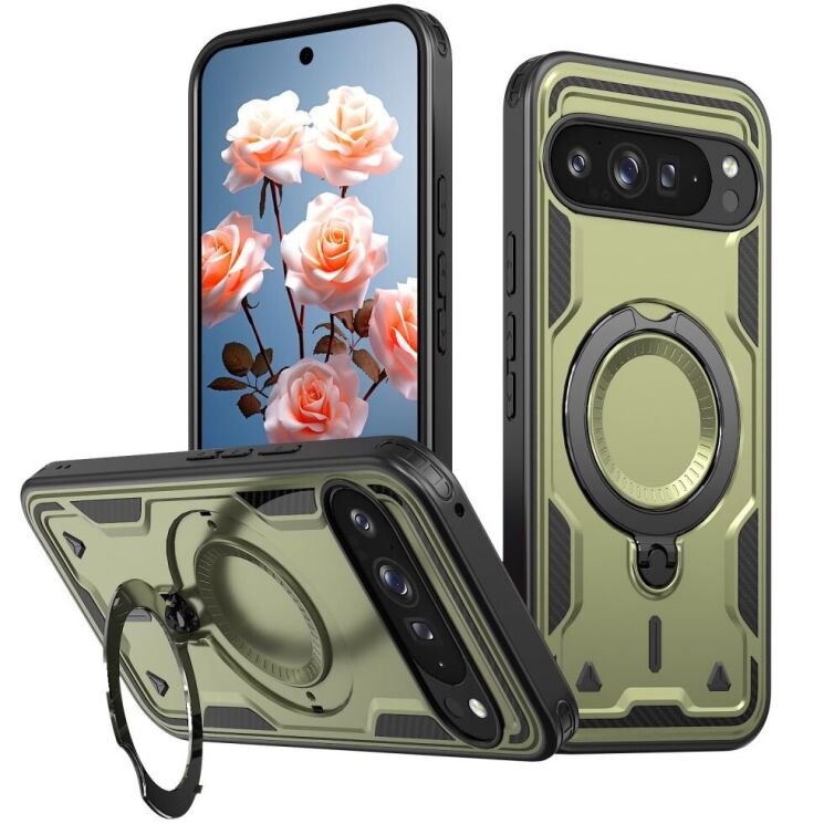 Защитный чехол UniCase Lander Armor для Google Pixel 9 / 9 Pro - Olive Green: фото 1 из 6