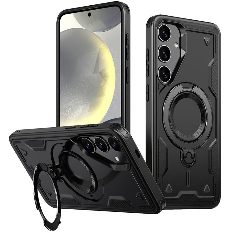 Защитный чехол UniCase Lander Armor для Samsung Galaxy S24 FE (S721) - Black: фото 1 из 6
