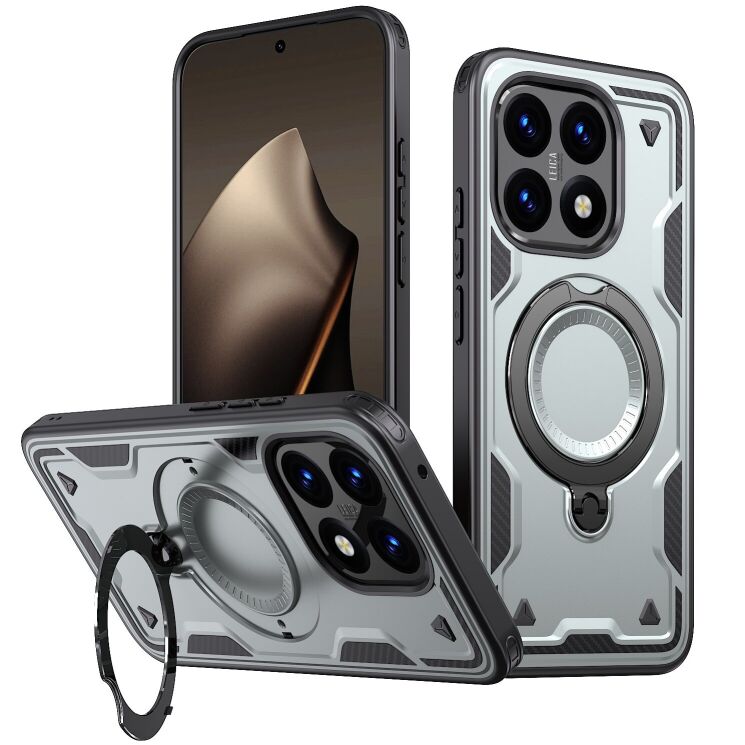 Захисний чохол UniCase Lander Armor для Xiaomi 15T - Grey: фото 1 з 6