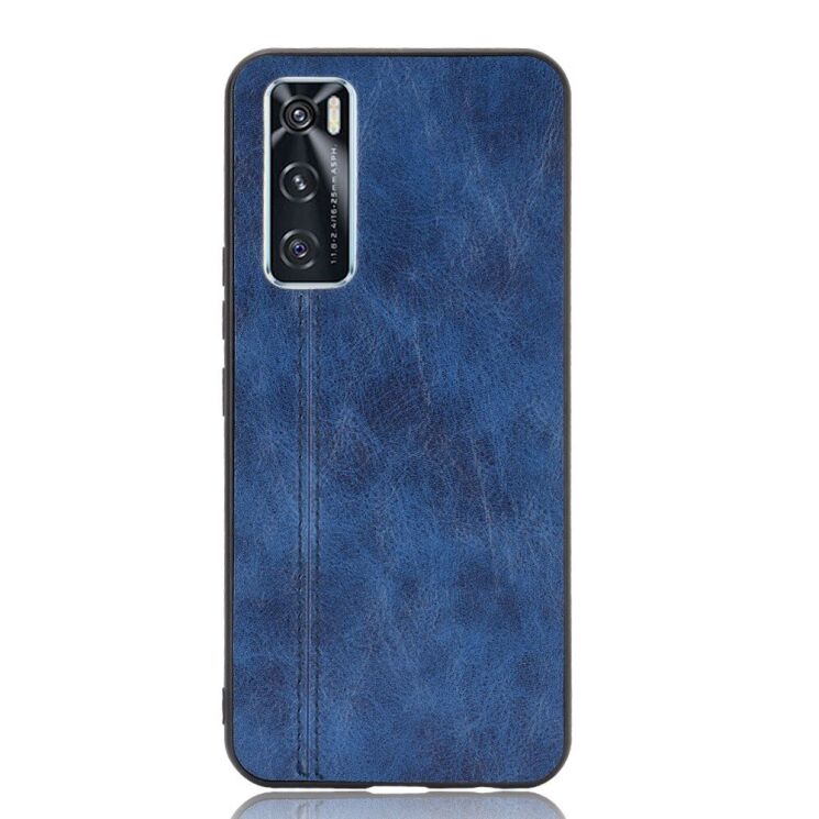 Защитный чехол UniCase Leather Series для VIVO V20 SE - Blue: фото 2 из 11