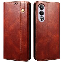 Защитный чехол UniCase Leather Wallet для OnePlus Ace 3V - Brown: фото 1 из 6