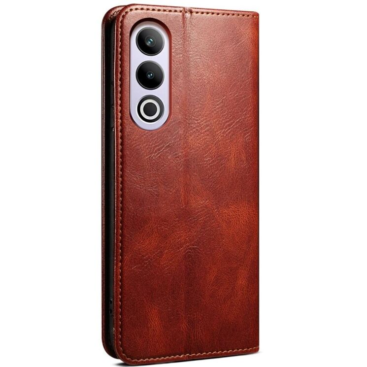 Защитный чехол UniCase Leather Wallet для OnePlus Ace 3V - Brown: фото 6 из 6