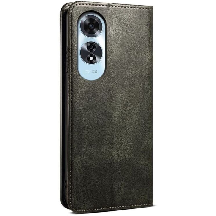 Защитный чехол UniCase Leather Wallet для OPPO A60 - Green: фото 6 из 6