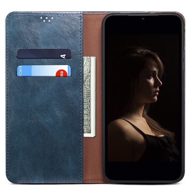 Защитный чехол UniCase Leather Wallet для Samsung Galaxy A16 (A165) - Blue: фото 2 из 7