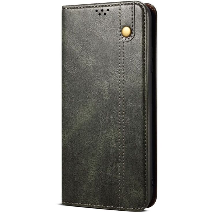 Защитный чехол UniCase Leather Wallet для Xiaomi Redmi Note 14 Pro 5G - Green: фото 5 из 10