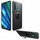 Захисний чохол UniCase Magnetic Ring для Realme 5 Pro - All Black (248507B). Фото 4 з 12