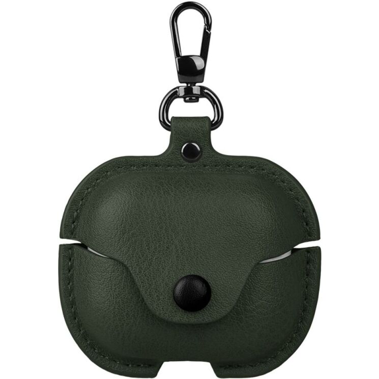 Захисний чохол UniCase Retro Cover для Samsung Galaxy Buds 3 / Buds 3 Pro - Green: фото 1 з 8