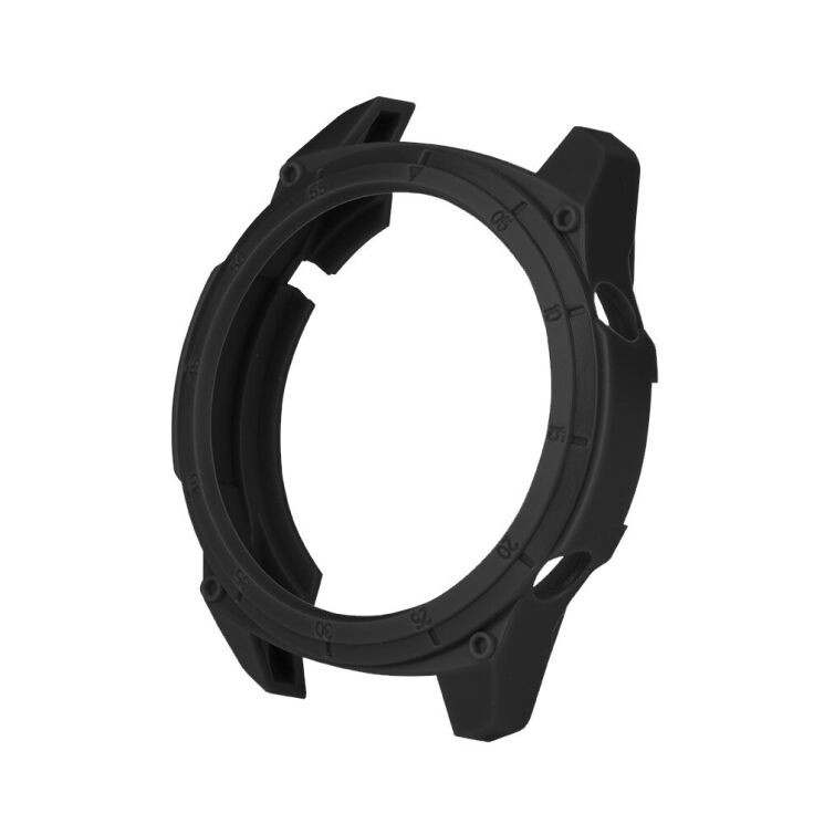 Защитный чехол UniCase Silicone Cover для Huawei Watch GT2 46mm - Black: фото 4 из 5