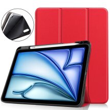 Защитный чехол UniCase Soft UltraSlim для Apple iPad Air 11 M3/M2 (2025/2024) - Red: фото 1 из 11