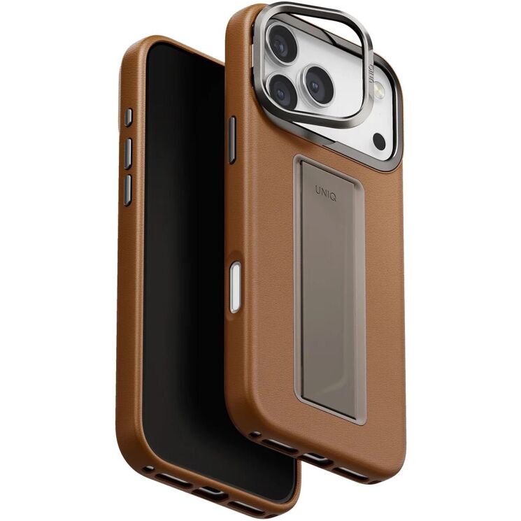 Защитный чехол UNIQ Heldro Pro MagClick для iPhone 17 Pro Max (UNIQ-IP6.9P(2025)-HELPMCML) - Caramel: фото 1 из 10