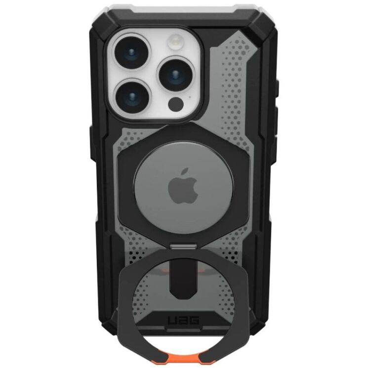 Защитный чехол URBAN ARMOR GEAR (UAG) Plasma XTE для Apple iPhone 15 Pro (114442114097) - Black / Orange: фото 2 из 17