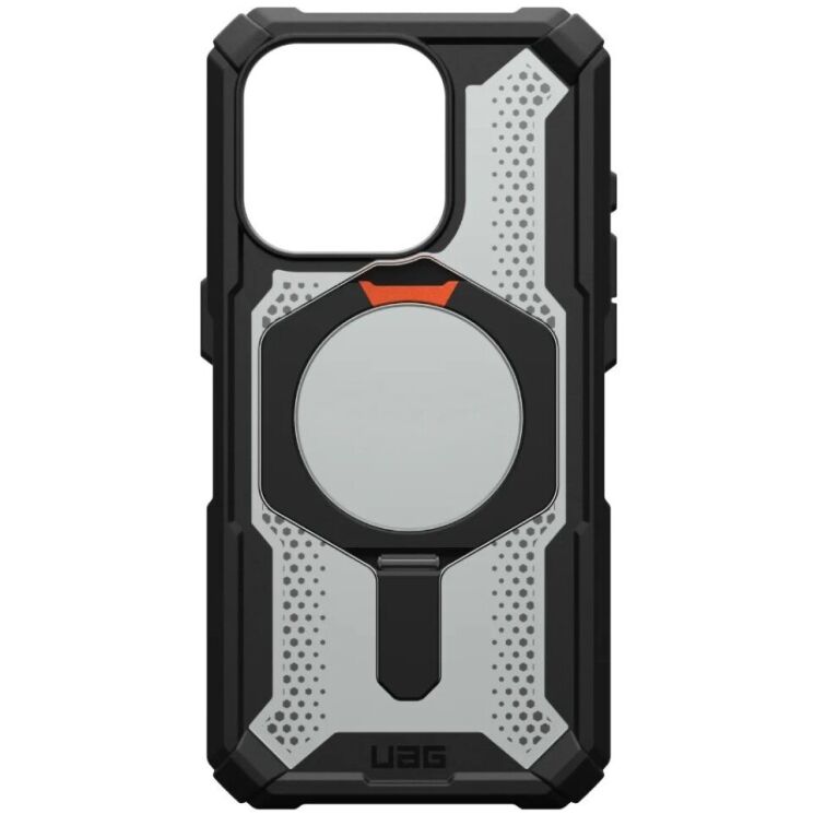 Защитный чехол URBAN ARMOR GEAR (UAG) Plasma XTE для Apple iPhone 15 Pro (114442114097) - Black / Orange: фото 7 из 17