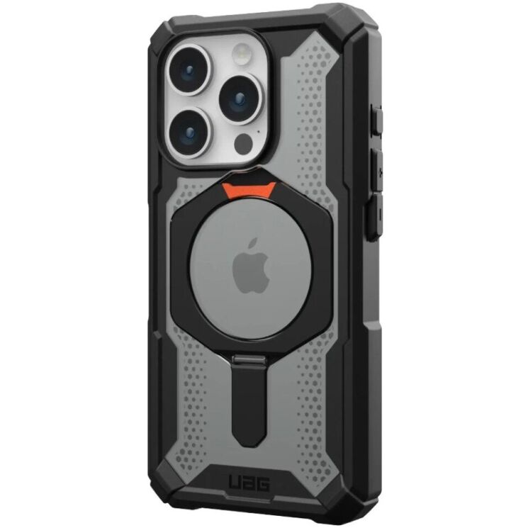Защитный чехол URBAN ARMOR GEAR (UAG) Plasma XTE для Apple iPhone 15 Pro (114442114097) - Black / Orange: фото 5 из 17