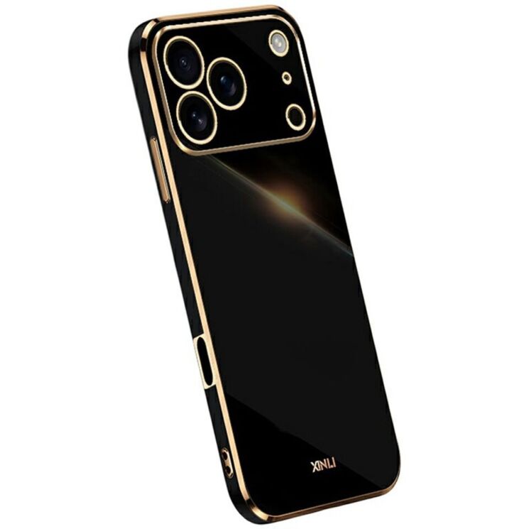 Захисний чохол XINLI Porcelain Design для iPhone 17 Pro - Black: фото 1 з 9