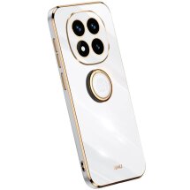 Защитный чехол XINLI Porcelain Ring для Xiaomi Redmi Note 14 Pro 5G / Poco X7 - White: фото 1 из 4