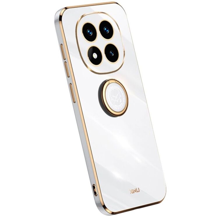 Защитный чехол XINLI Porcelain Ring для Xiaomi Redmi Note 14 Pro 5G / Poco X7 - White: фото 1 из 4