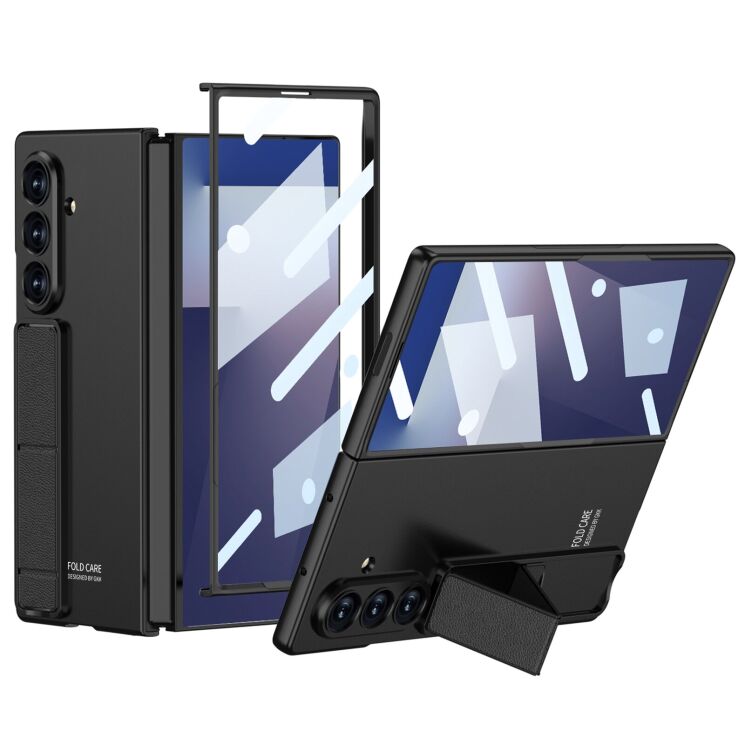 Защитный комплект GKK Grip Stand для Samsung Galaxy Fold 7 - Black: фото 1 из 8