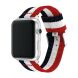 Ремінець UniCase Nylon для Apple Watch 42 (Series 10/11) / 41 / 40 / SE 40 / 38 - Blue / White / Red Three Stripes (236202A). Фото 2 з 16