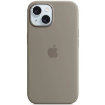Оригинальный чехол Silicone Case with MagSafe для Apple iPhone 15 (MT0Q3) - Clay: фото 1 из 5