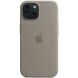 Оригинальный чехол Silicone Case with MagSafe для Apple iPhone 15 (MT0Q3) - Clay (339991Z). Фото 3 из 5