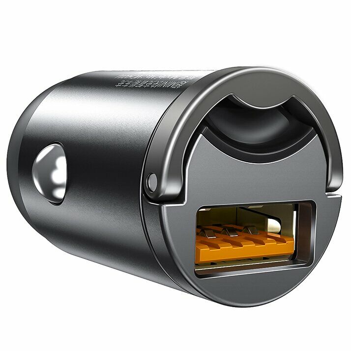 Автомобильное зарядное устройство BASEUS Tiny Star Mini (30W) VCHX-A0G - Grey: фото 4 из 18