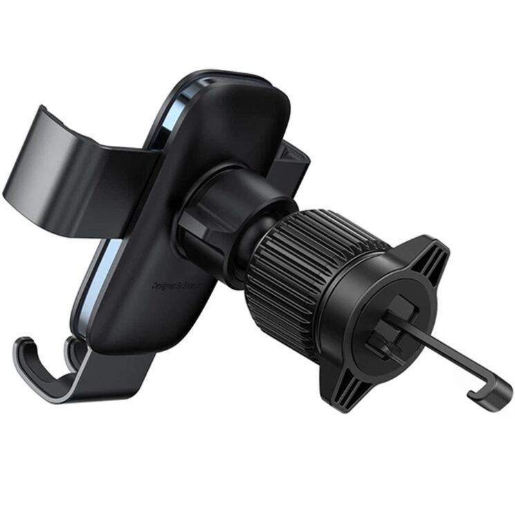 Автомобильный держатель Baseus Metal Age III Gravity Car Mount (Air Outlet Version) C40467600 - Black (982715B) Автомобильный держатель Baseus Metal Age III Gravity Car Mount (Air Outlet Version) C40467600 - Black: фото 5 из 23