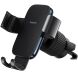 Автомобильный держатель Baseus Metal Age III Gravity Car Mount (Air Outlet Version) C40467600 - Black (982715B). Фото 1 из 23