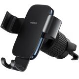 Автомобильный держатель Baseus Metal Age III Gravity Car Mount (Air Outlet Version) C40467600 - Black: фото 1 из 23