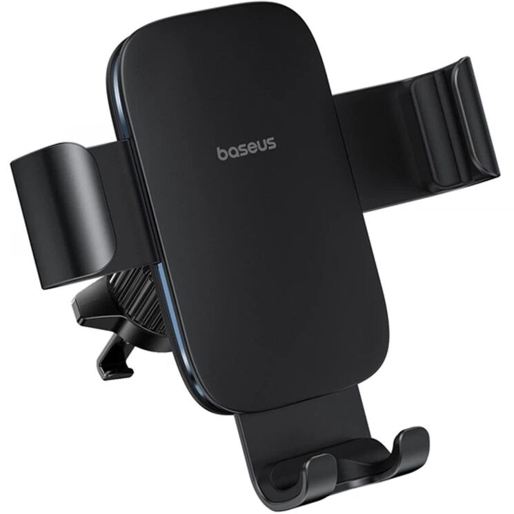 Автомобильный держатель Baseus Metal Age III Gravity Car Mount (Air Outlet Version) C40467600 - Black (982715B) Автомобильный держатель Baseus Metal Age III Gravity Car Mount (Air Outlet Version) C40467600 - Black: фото 3 из 23