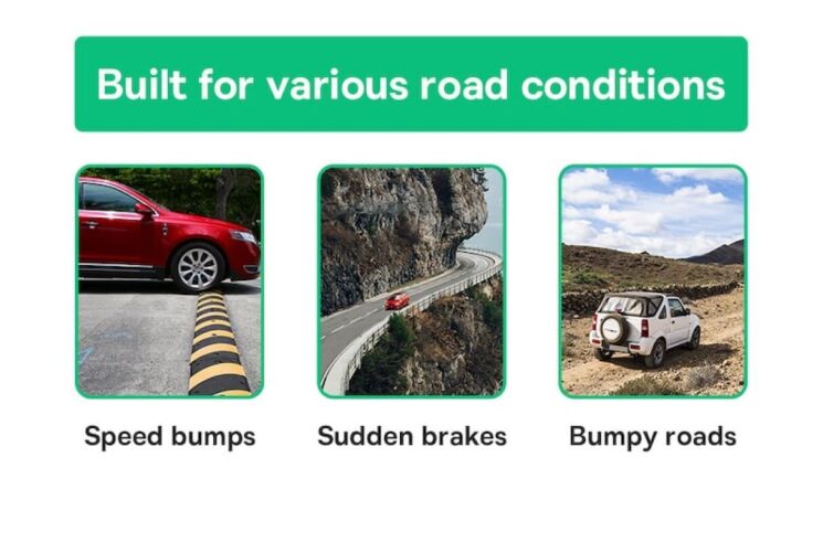 Автомобільний тримач Baseus UltraControl Lite (C40351700111-00) - Black: фото 10 з 24