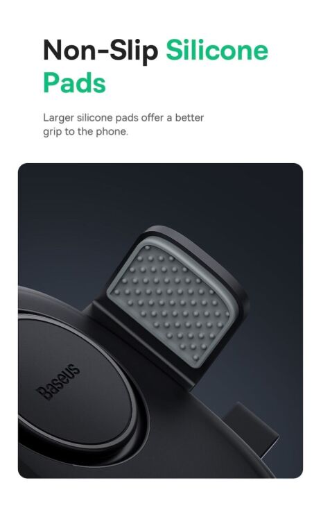 Автомобільний тримач Baseus UltraControl Lite (C40351700111-00) - Black: фото 20 з 24