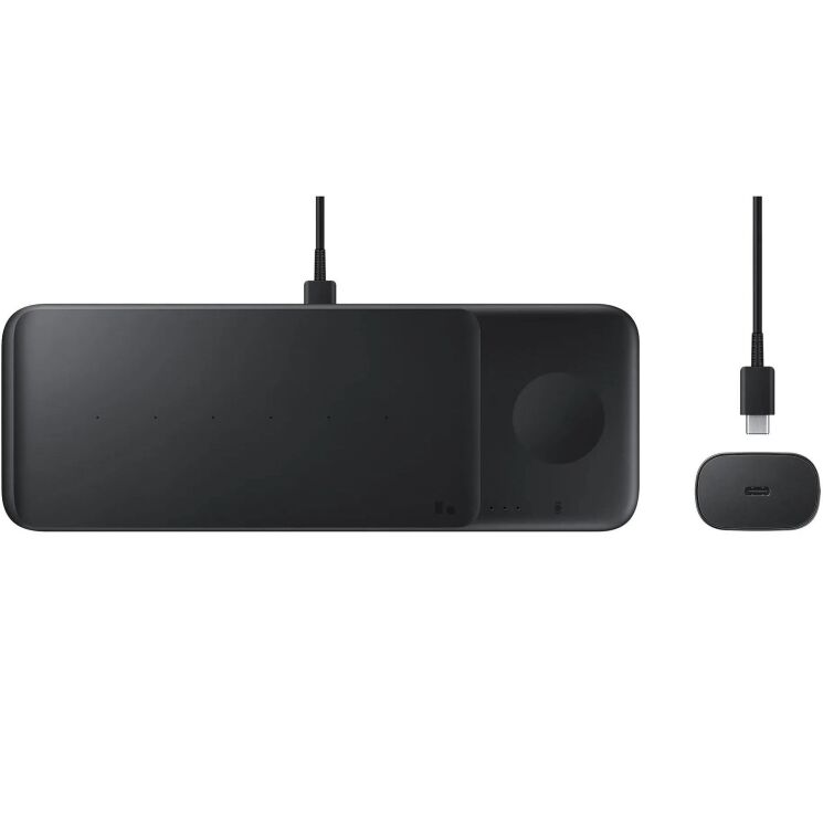 Бездротовий зарядний пристрій Samsung Wireless Charger Trio (EP-P6300TBRGRU) - Black: фото 7 з 7