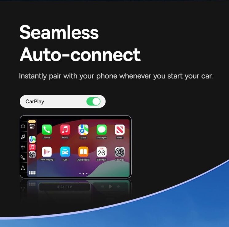 Беспроводной автомобильный адаптер Baseus PrimeTrip (Wireless Apple CarPlay) C10745100813-00 - Grey: фото 15 из 18