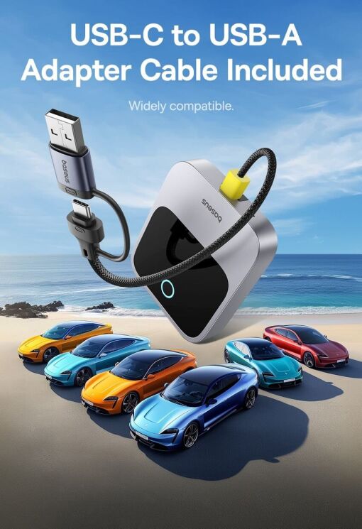 Беспроводной автомобильный адаптер Baseus PrimeTrip (Wireless Apple CarPlay) C10745100813-00 - Grey: фото 16 из 18