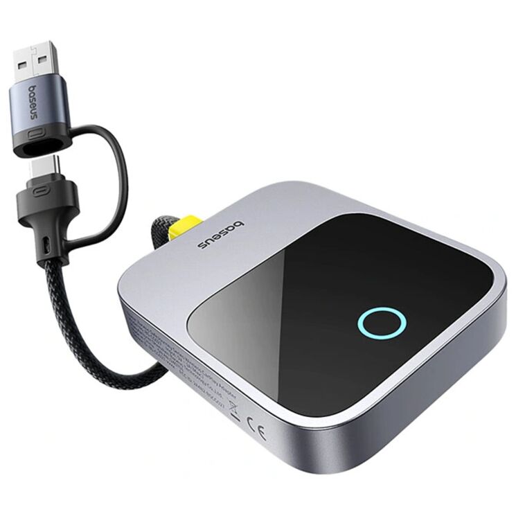Беспроводной автомобильный адаптер Baseus PrimeTrip (Wireless Apple CarPlay) C10745100813-00 - Grey: фото 3 из 18