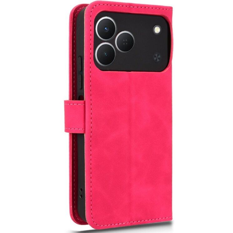 Чехол Deexe Classic Wallet для TECNO Spark 50 - Rose: фото 5 из 6