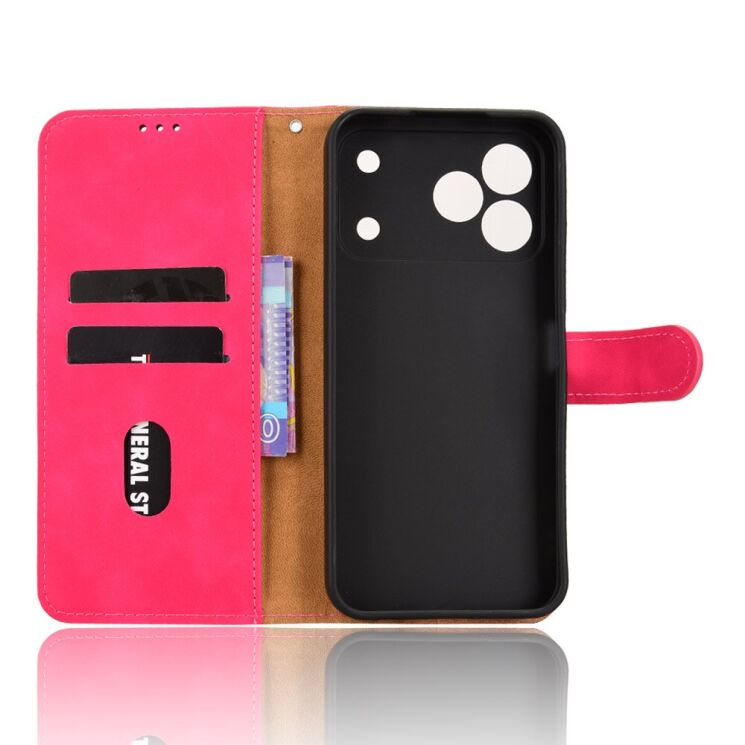 Чехол Deexe Classic Wallet для TECNO Spark 50 - Rose: фото 2 из 6