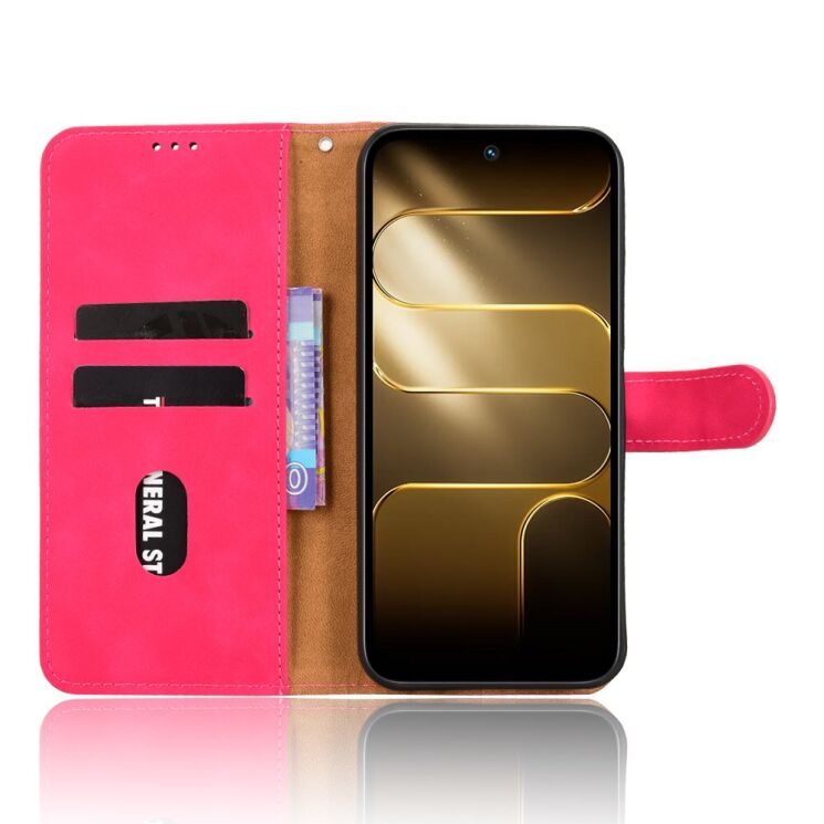 Чехол Deexe Classic Wallet для TECNO Spark 50 - Rose: фото 3 из 6