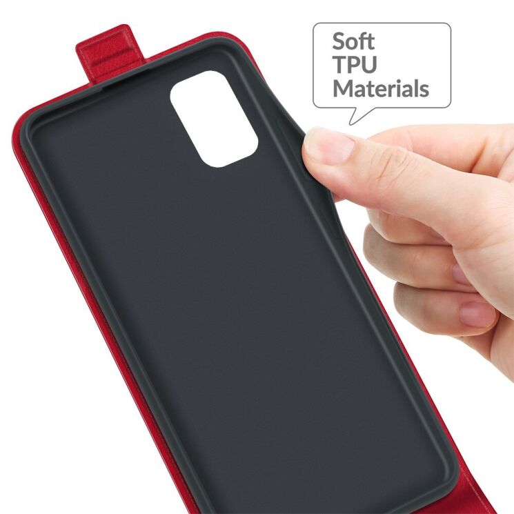 Чехол Deexe Flip Case для ZTE Blade V2020 Smart - Red: фото 6 из 11