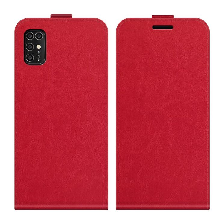 Чехол Deexe Flip Case для ZTE Blade V2020 Smart - Red: фото 1 из 11