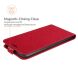 Чехол Deexe Flip Case для ZTE Blade V2020 Smart - Red (277600R). Фото 5 из 11