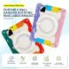 Чехол Deexe Grip Kickstand для Xiaomi Pad 7 / 7 Pro - Colorful Pink (369028CP). Фото 13 из 21