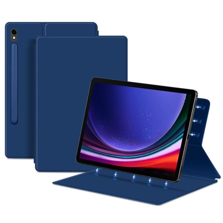 Чехол Deexe Magnetic Case для Samsung Galaxy Tab S9 / S9 FE / S10 FE (X710/716/510/516/520/526) - Blue: фото 2 из 6