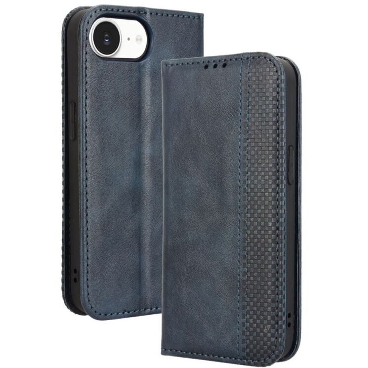 Чехол Deexe Retro Style для Apple iPhone 16e - Blue: фото 1 из 7