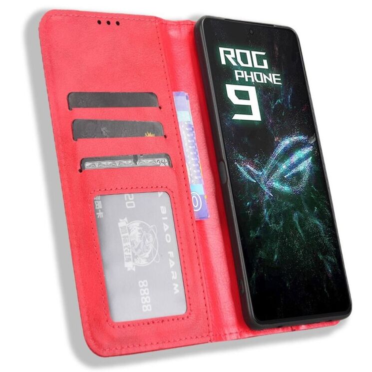 Чехол Deexe Retro Style для ASUS ROG Phone 9 / 9 Pro - Red: фото 3 из 7